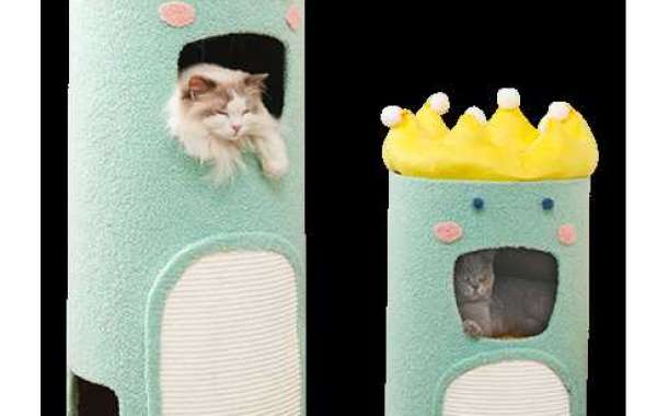 Advantages of sisal bucket pet cat climbing toy tree